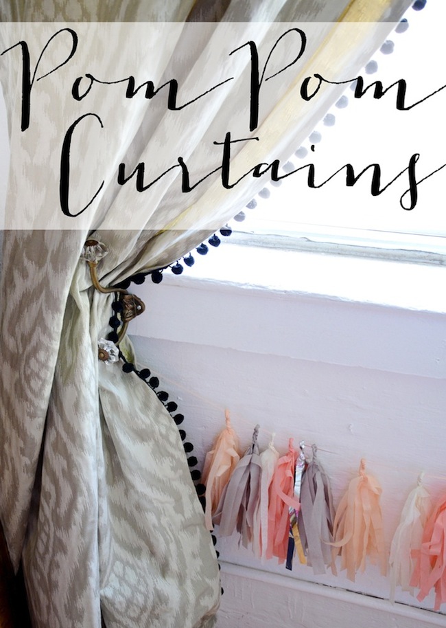 diy-pom-pom-trim-curtains