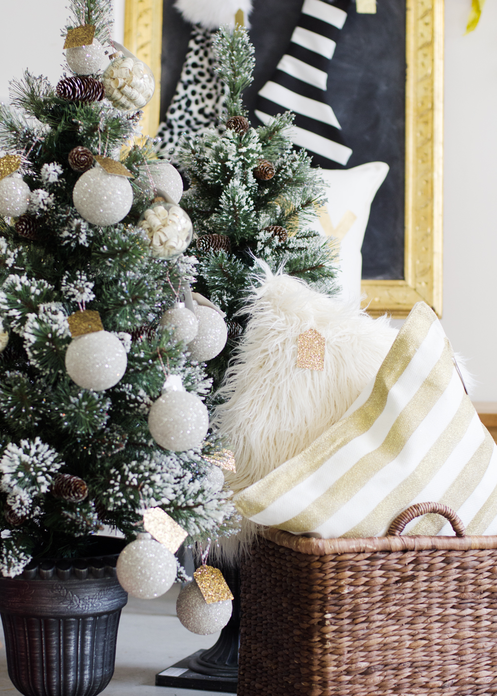 metallic Christmas decor | brittanyMakes