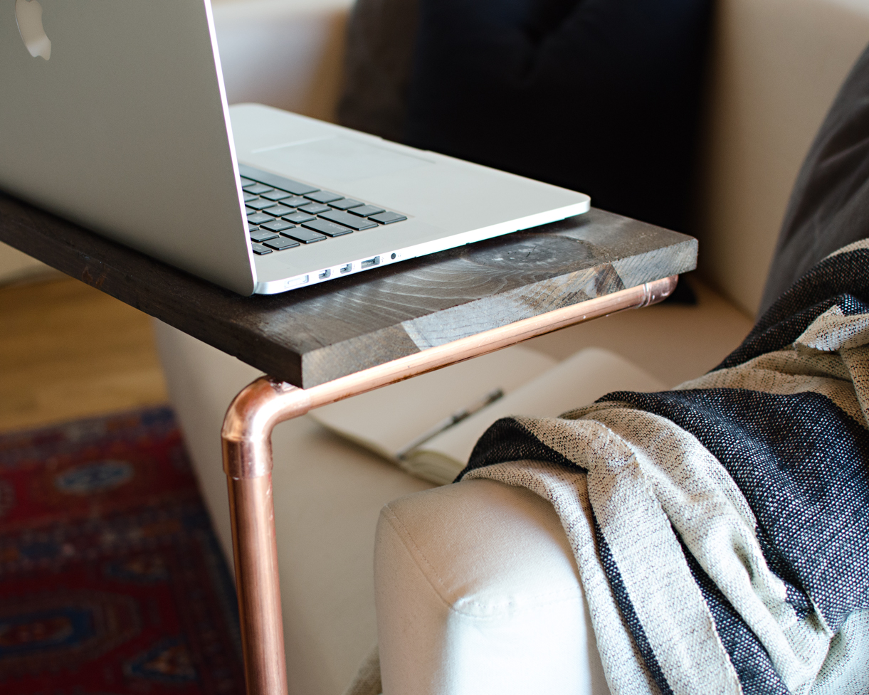 DIY Copper Laptop Table | brittanyMakes