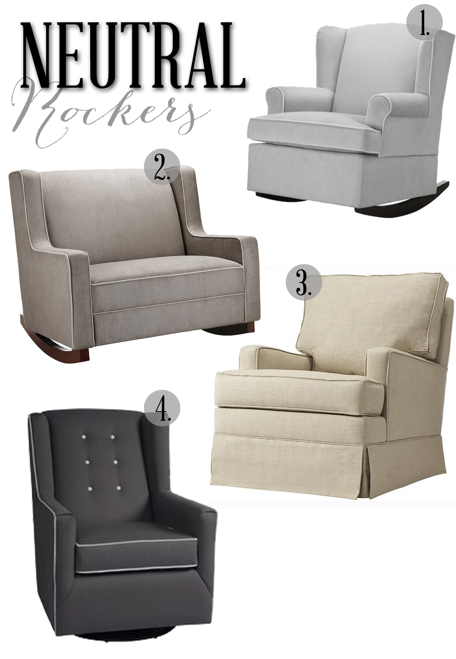 nursery decor: neutral rockers // brittanyMakes