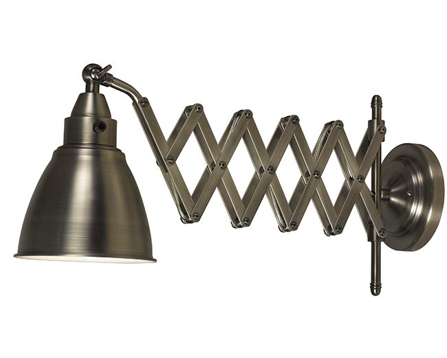 Accordion sconce by Kenroy Home