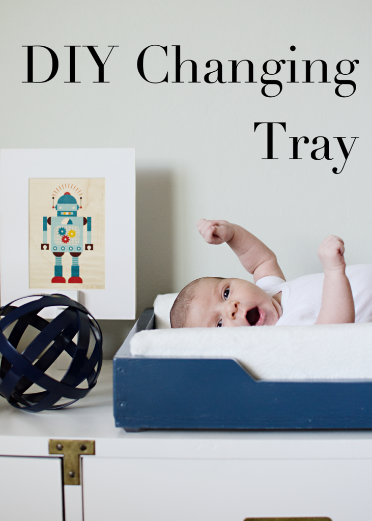 DIY Changing Table Tray | brittanyMakes