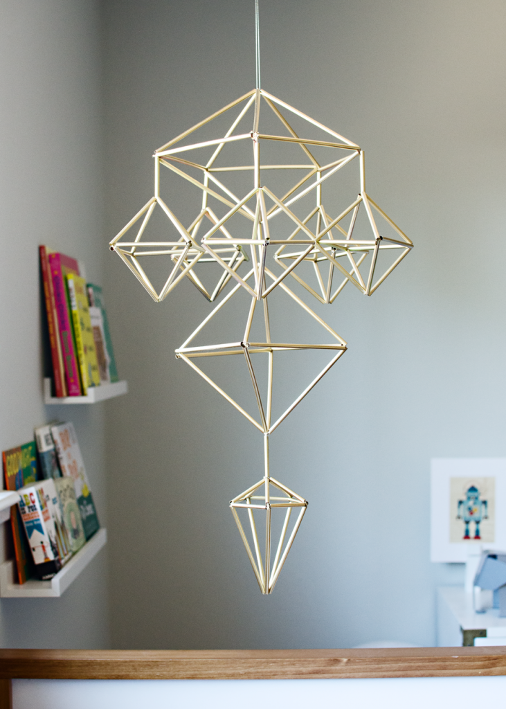 DIY Himmeli Mobile | brittanyMakes