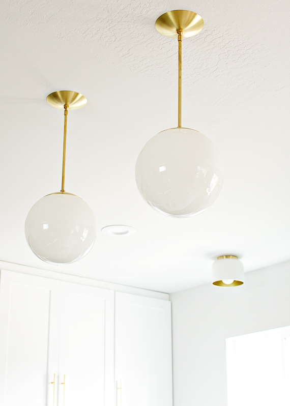 Cedar & Moss pendant lights // brittanyMakes Kitchen Reveal