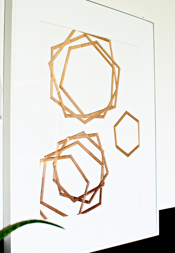 DIY Copper Tape Art // brittanyMakes