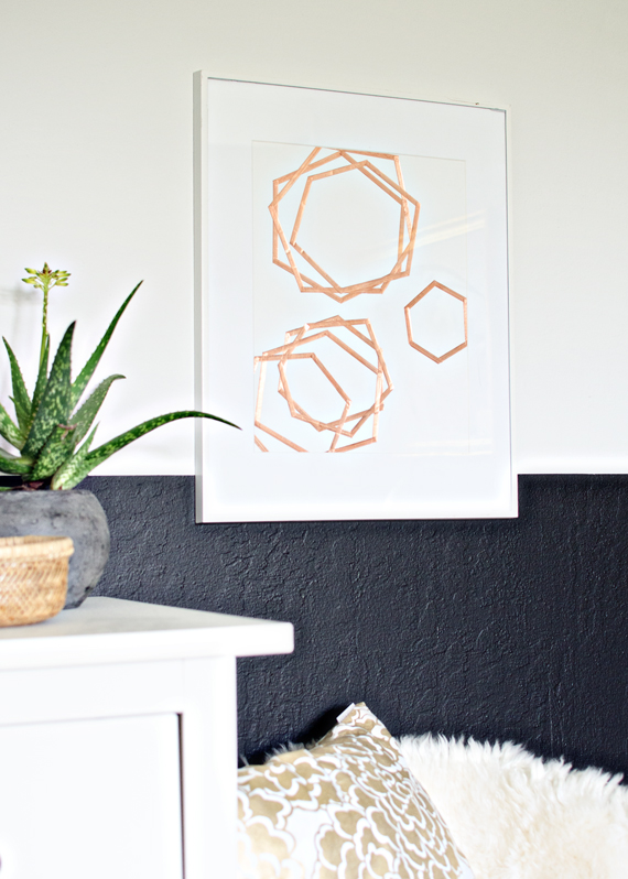 DIY Copper Tape Art // brittanyMakes