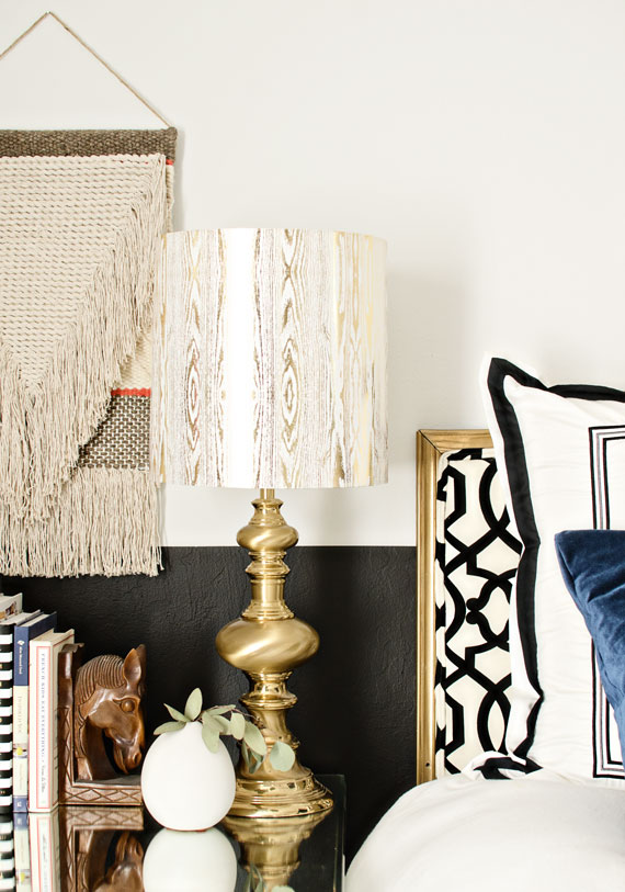 DIY faux bois lampshade // brittanyMakes