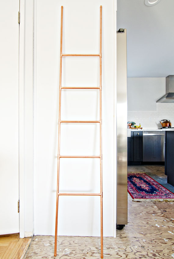 DIY Copper Pipe Ladder | brittanyMakes