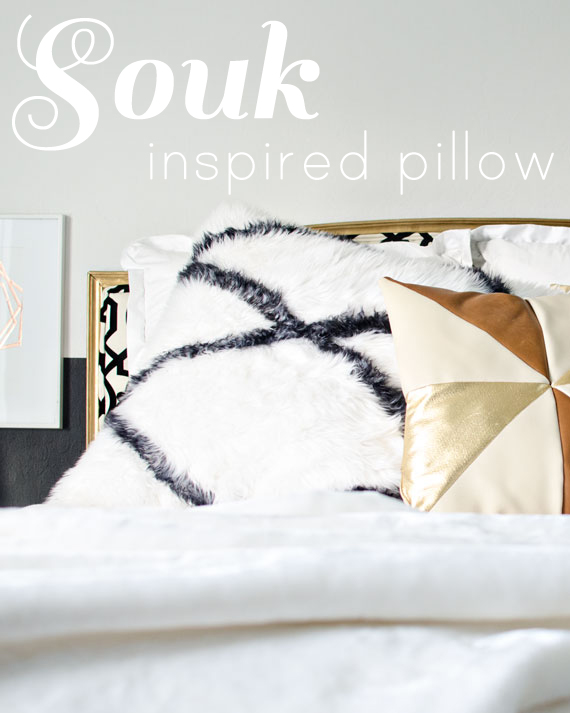 DIY Souk inspired pillow // brittanyMakes