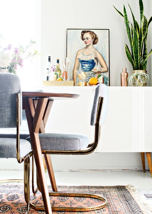 Brass Dining Chairs - Before & After // brittanyMakes