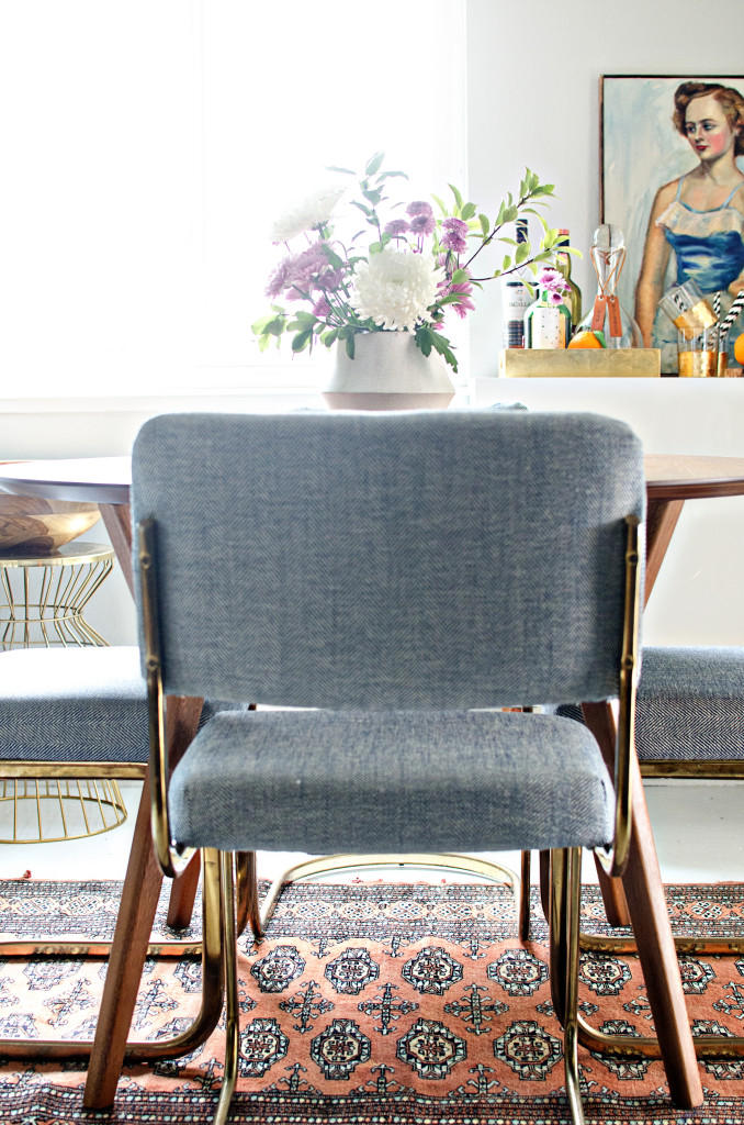 Brass Dining Chairs - Before & After // brittanyMakes