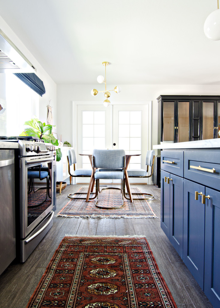 navy & white kitchen reveal | brittanyMakes