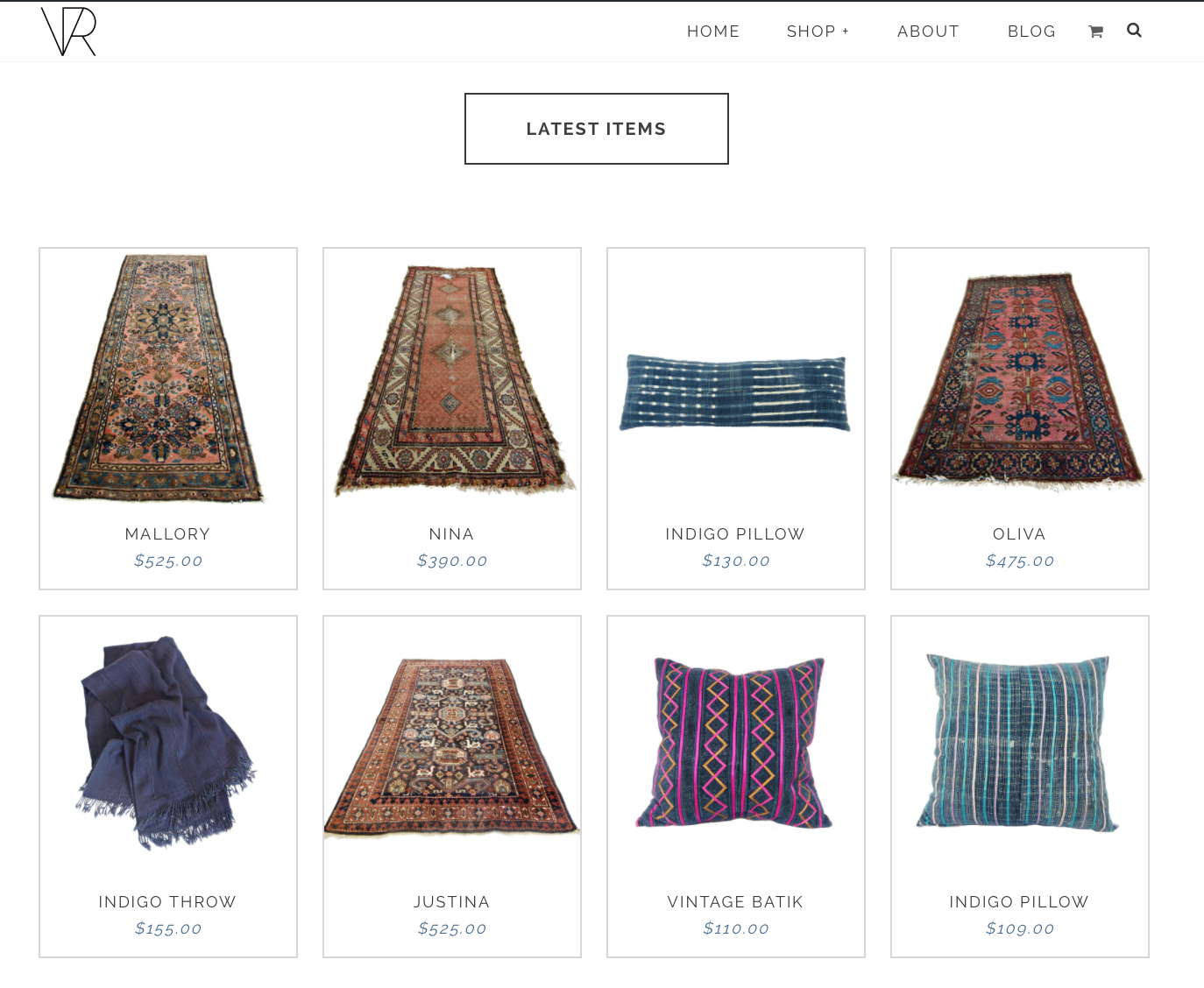 the VINTAGE RUG shop