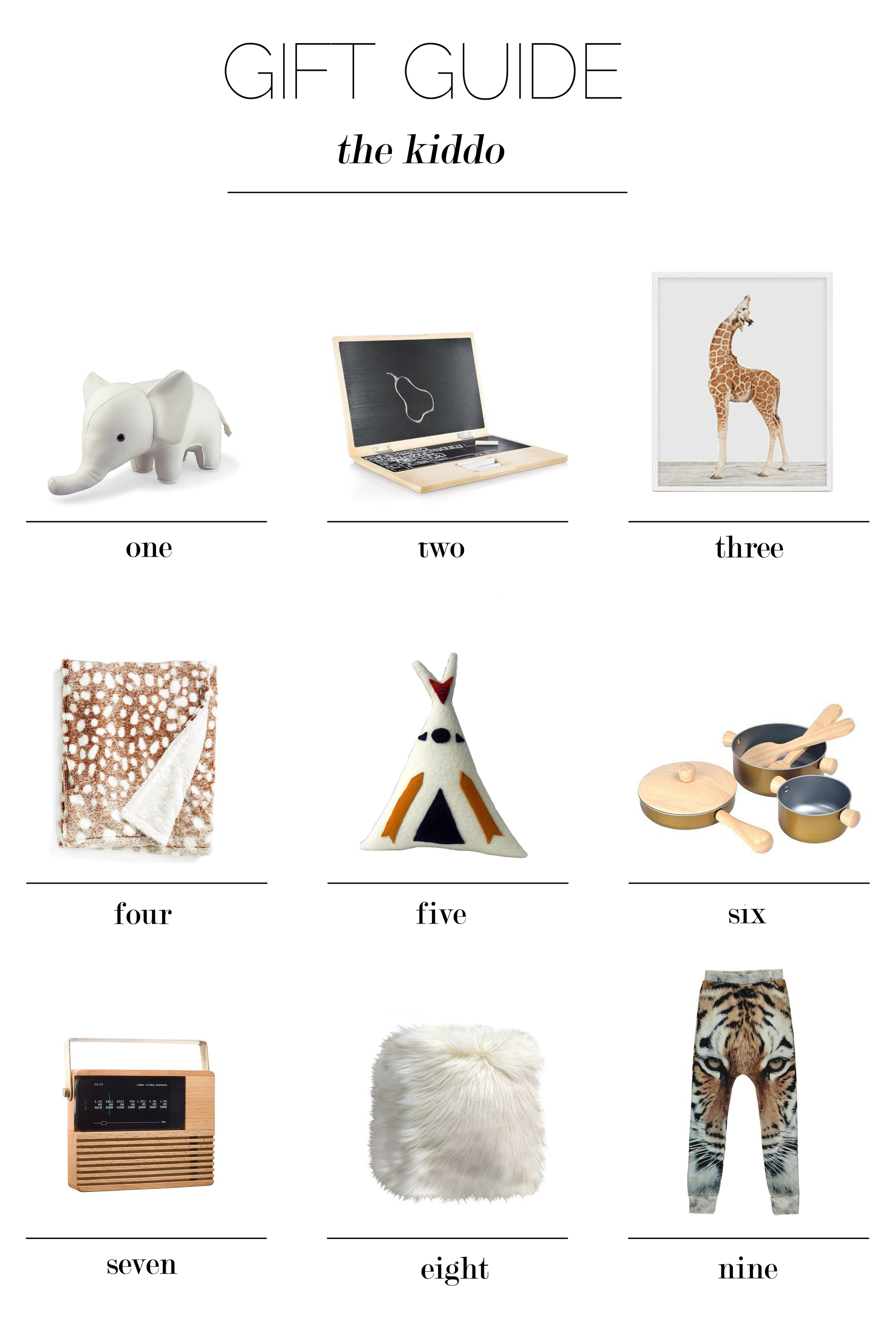 2015 Gift Guide // the kiddo