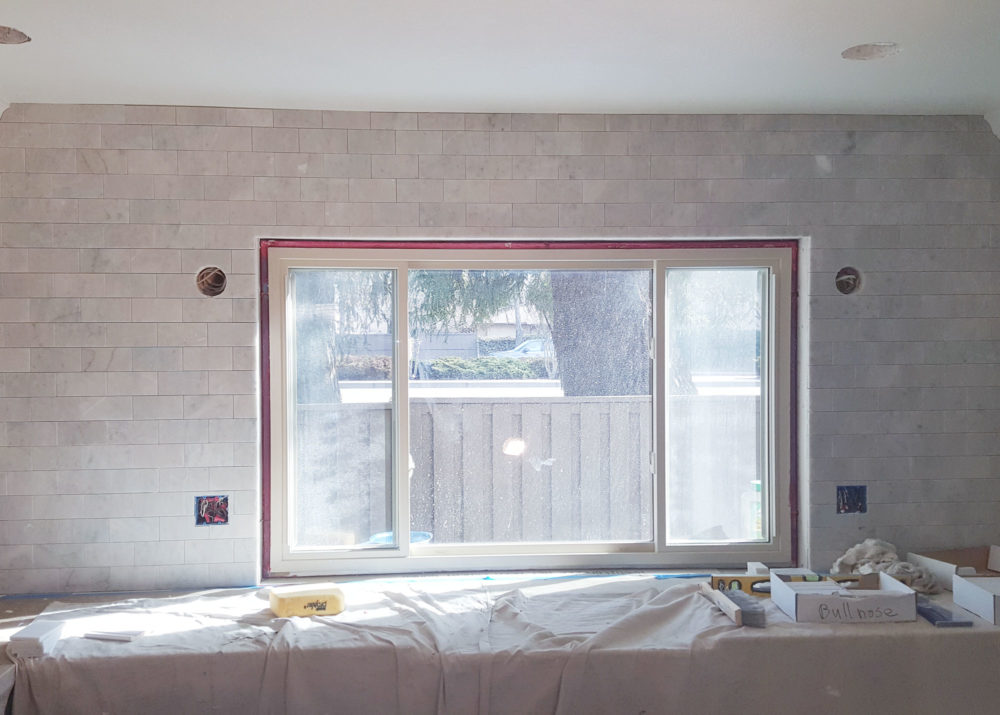 #projectmykindakitchen carrera marble subway tile