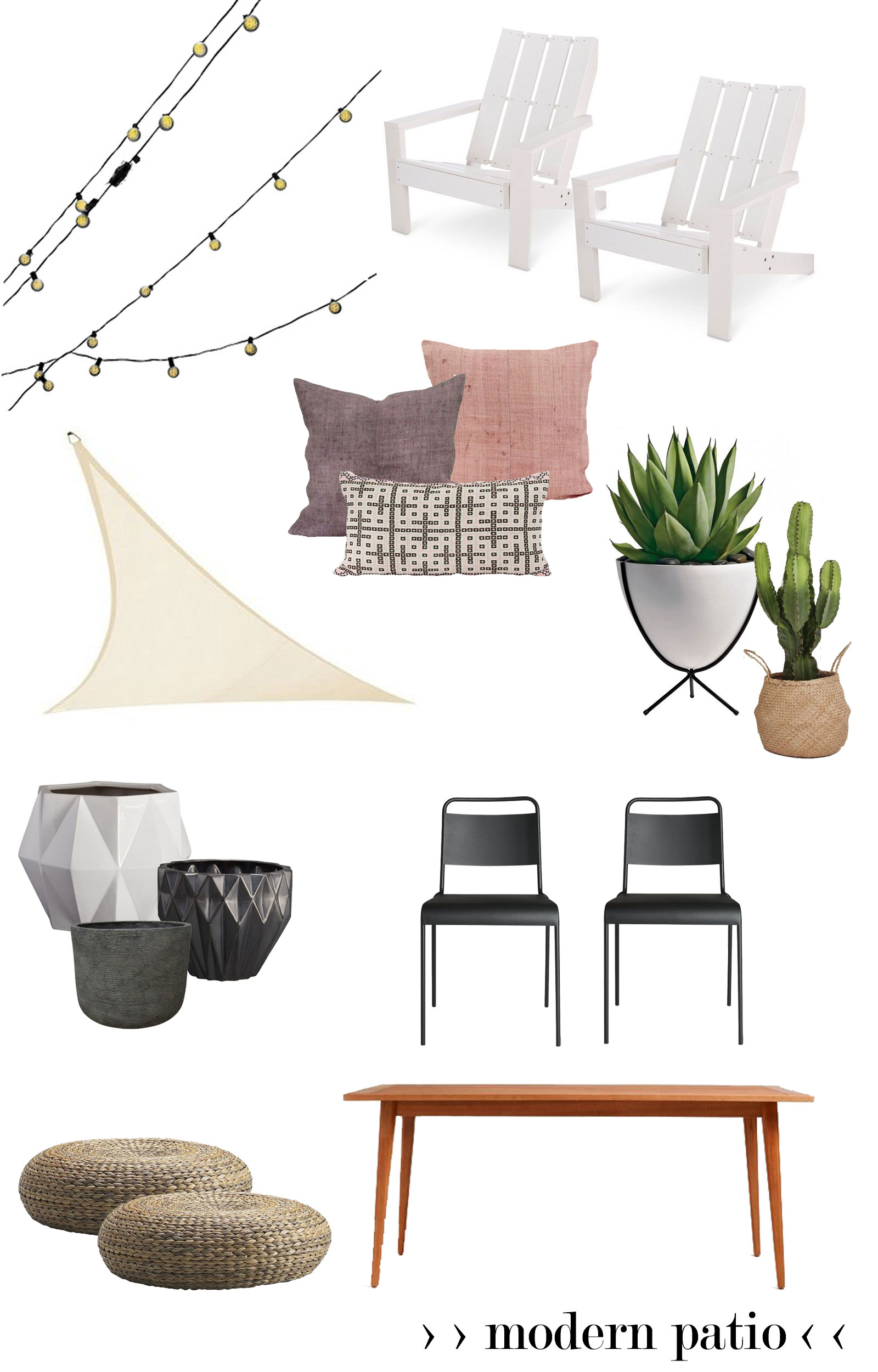 Modern Fresh Patio Design // brittanyMakes