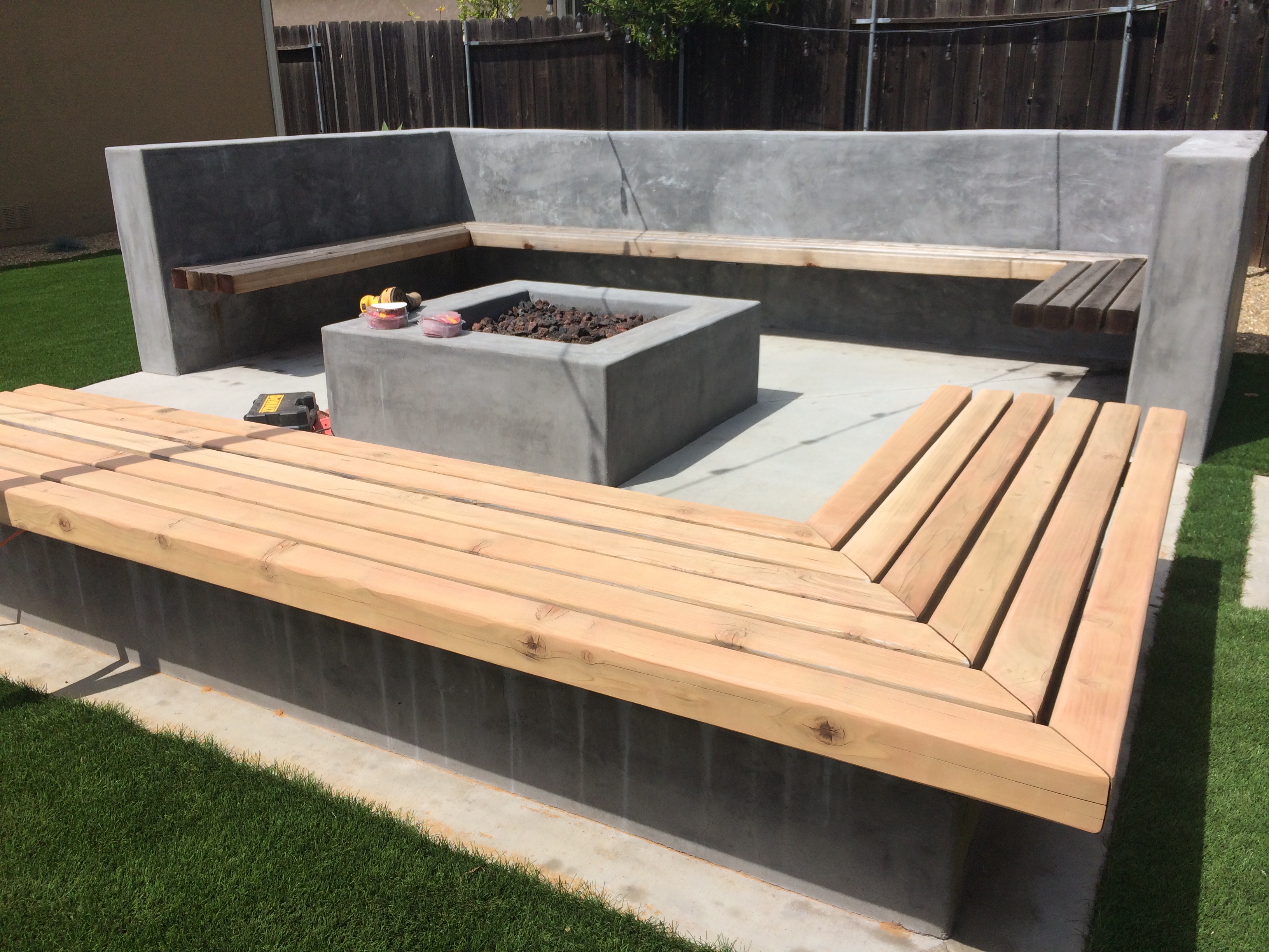 benches sanded