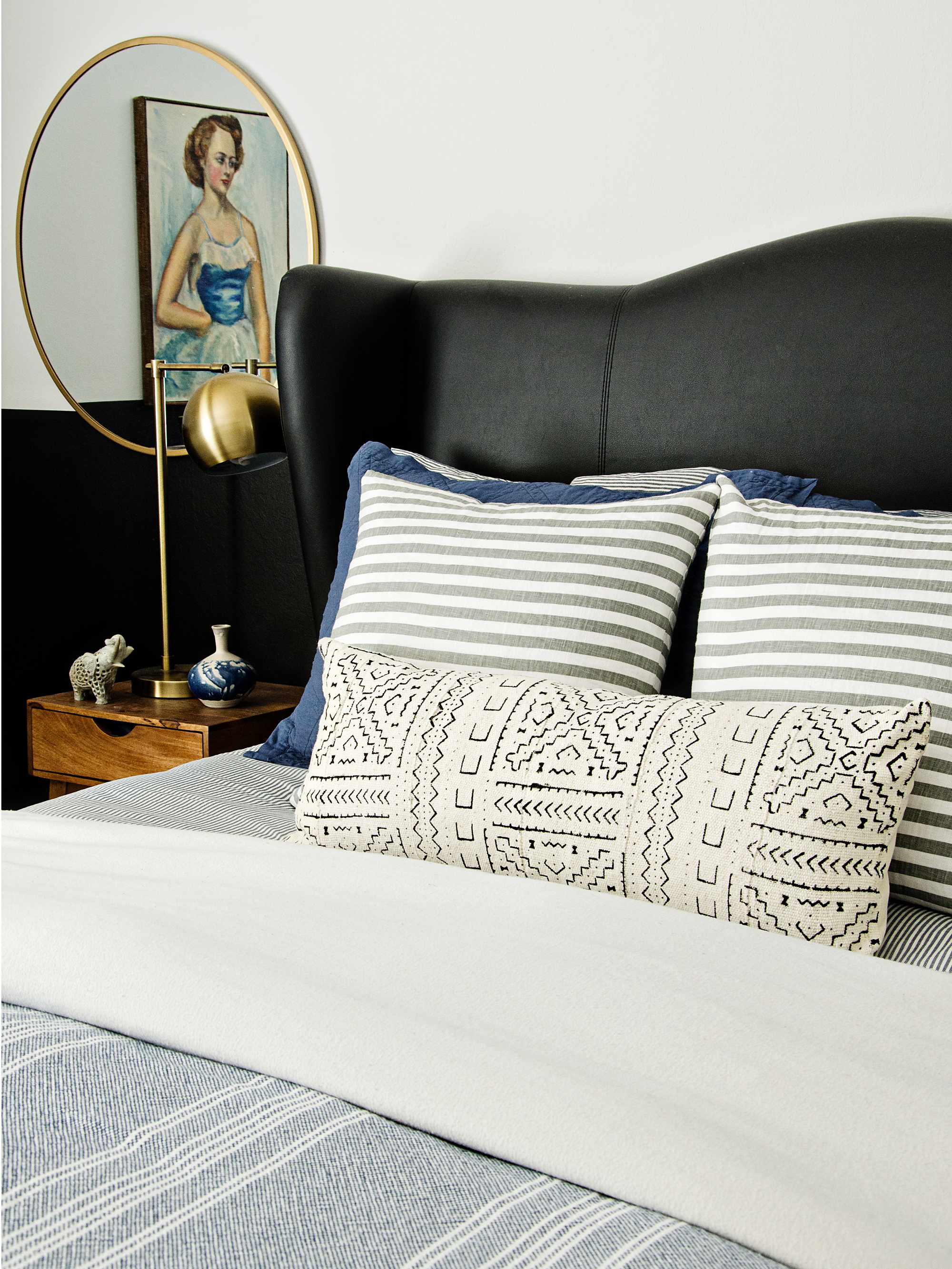 Navy & black bedroom // brittanyMakes