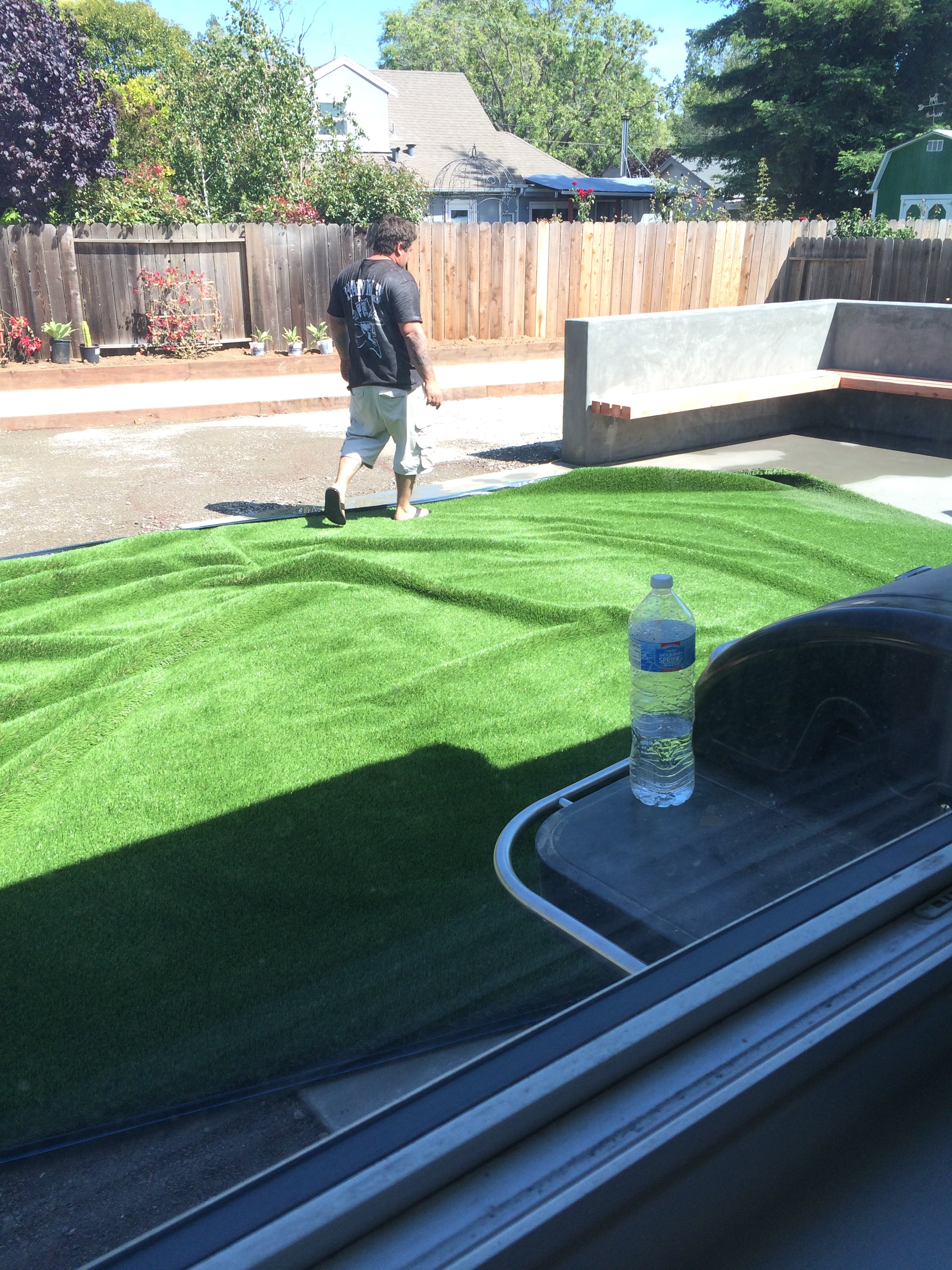 laying turf