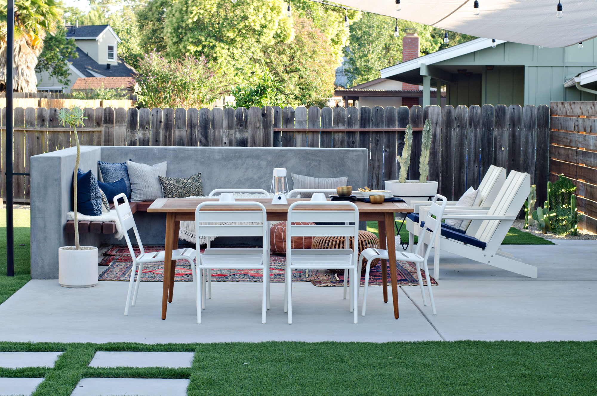 Modern California Backyard Patio Reveal | brittanyMakes