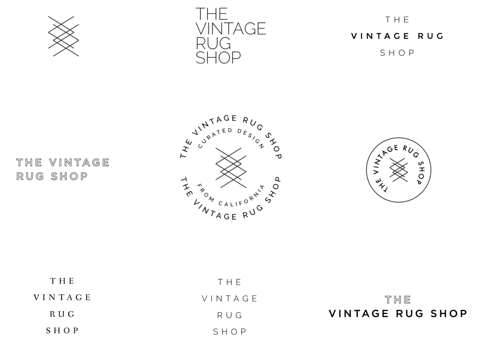 The Vintage Rug Shop Logos