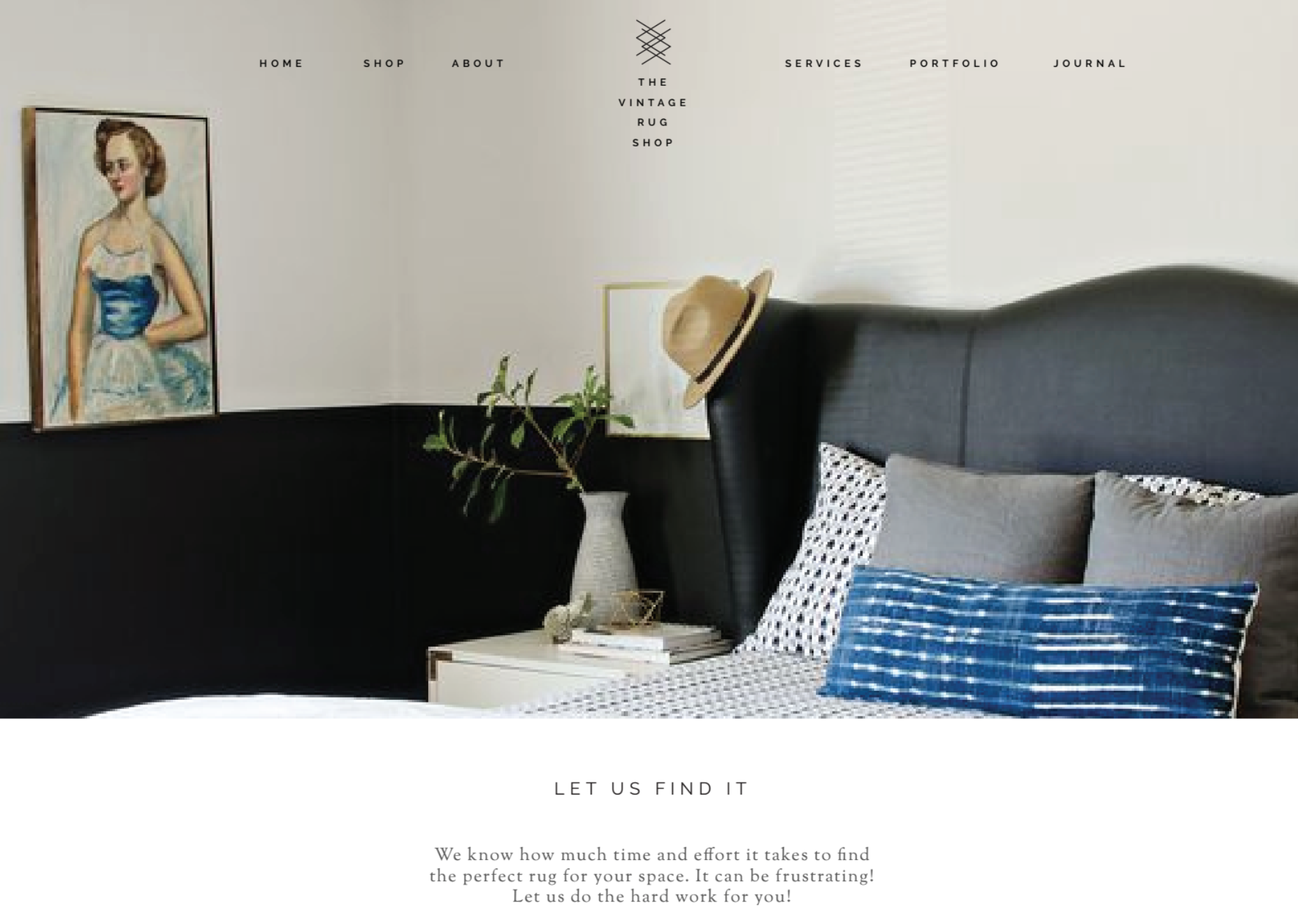 The Vintage Rug Shop Homepage