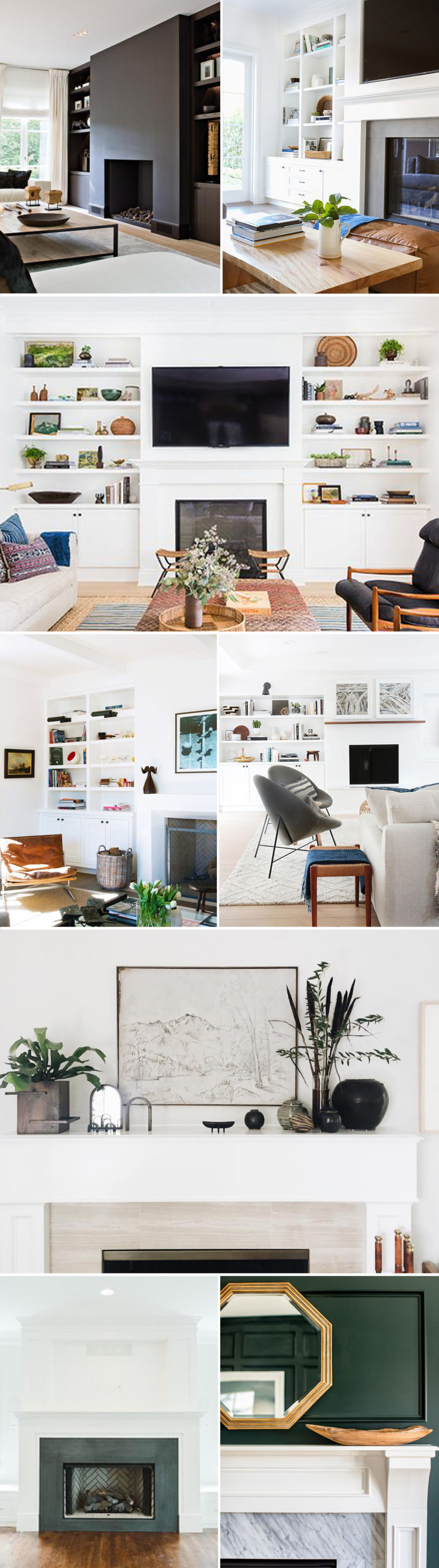 Modern Fireplace Inspiration | brittanyMakes