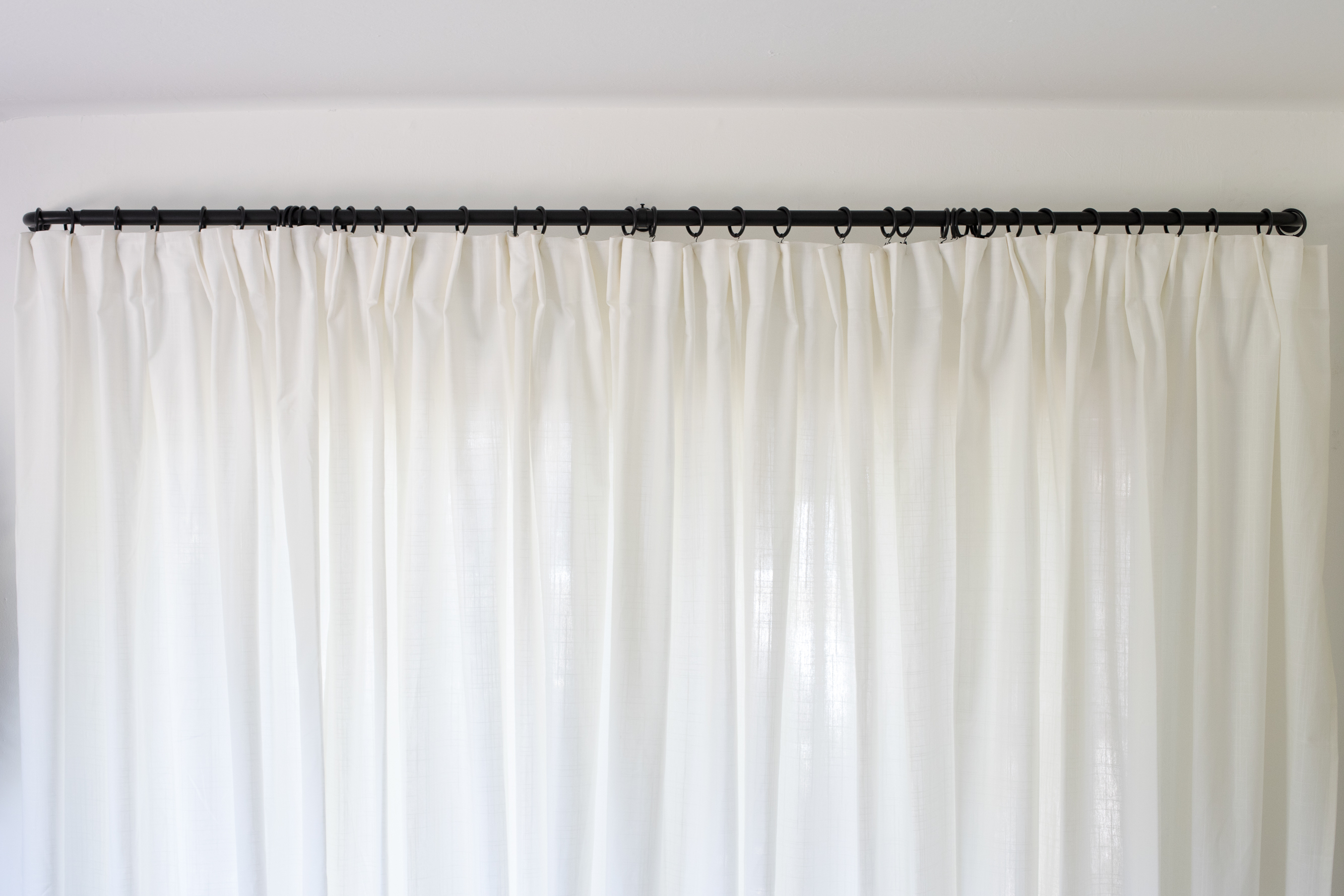 IKEA HACK: Pinched Pleat Curtains
