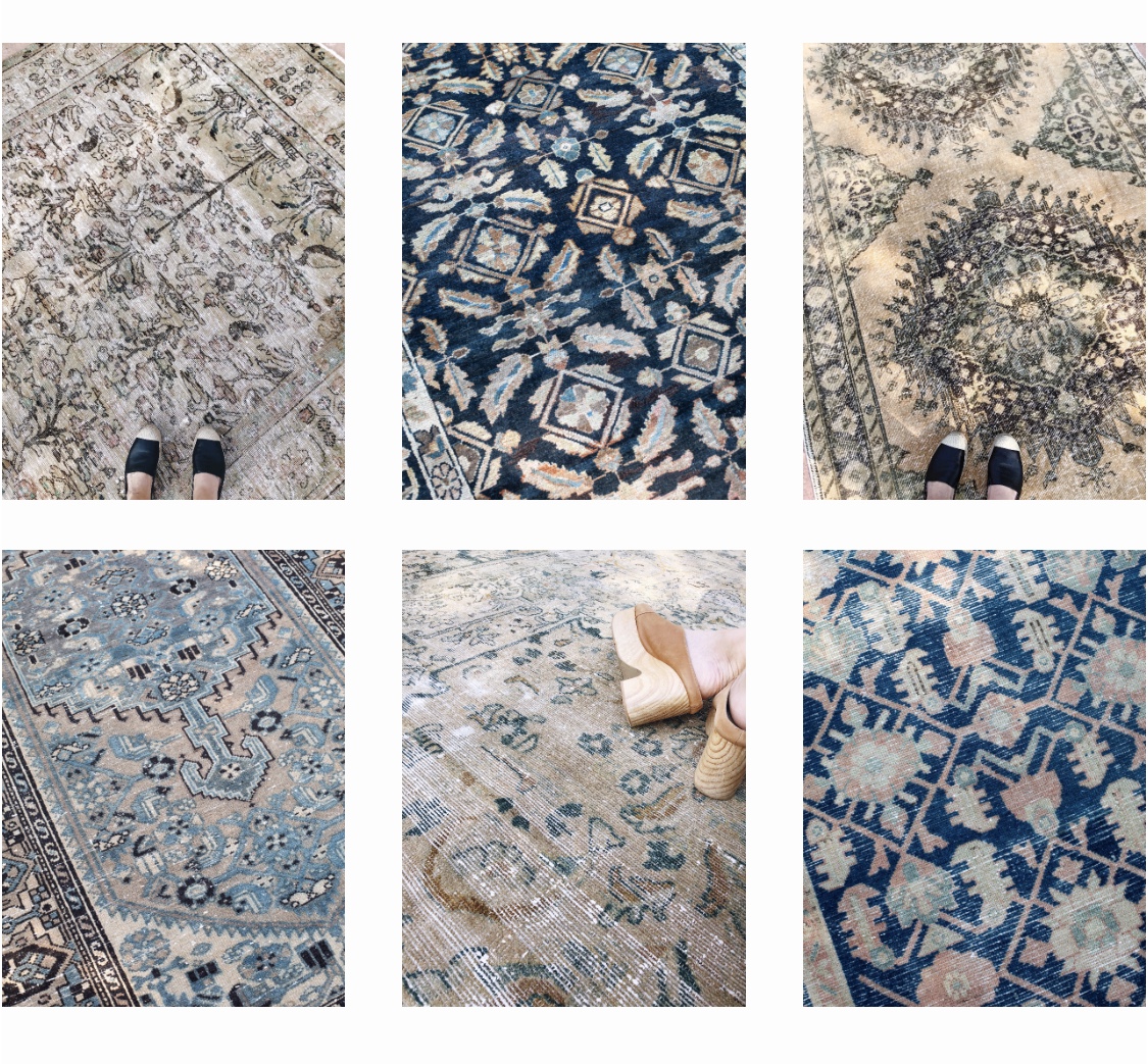 Vintage rug collection