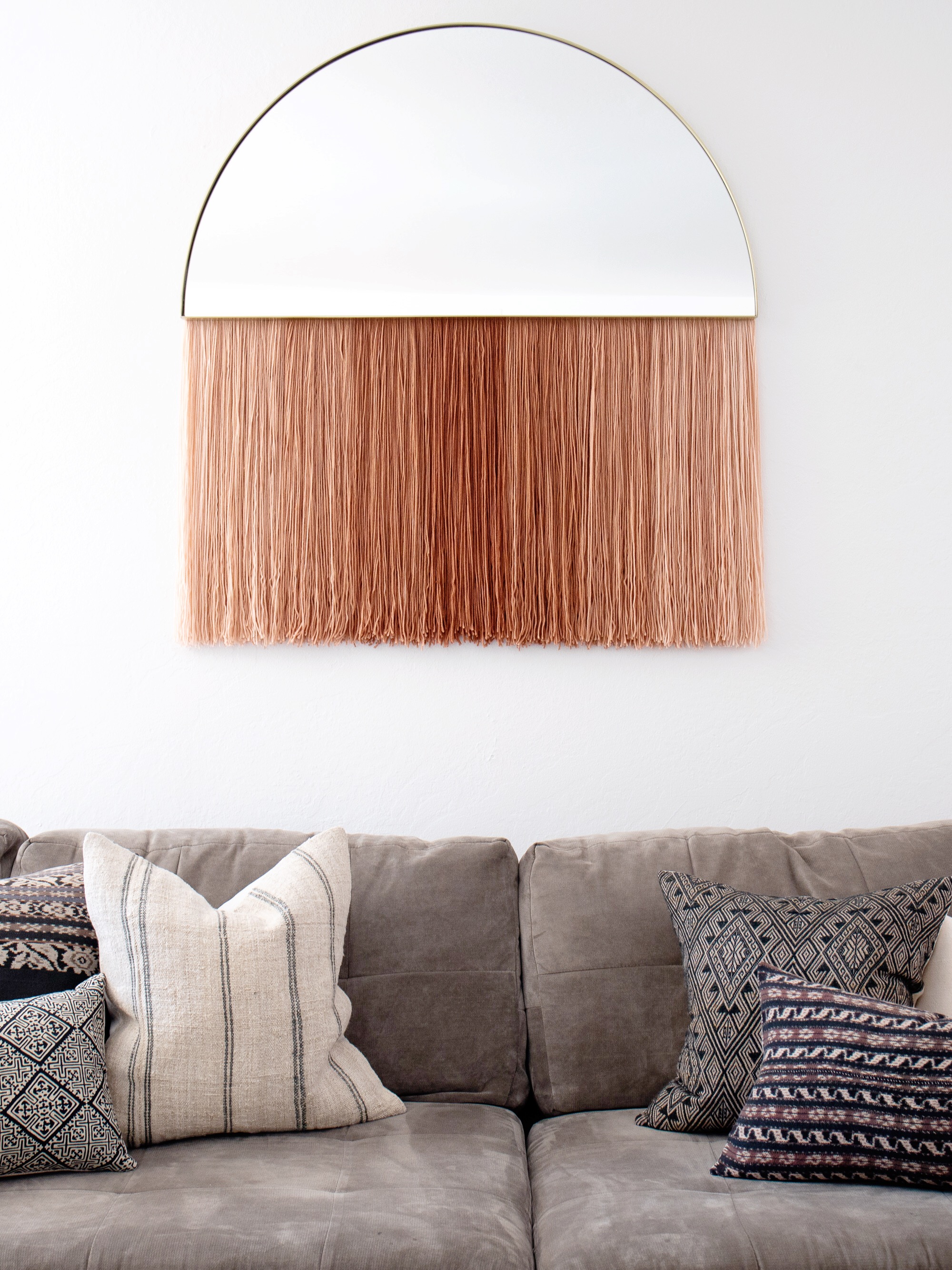 Mirror Fringe Wall Hanging 