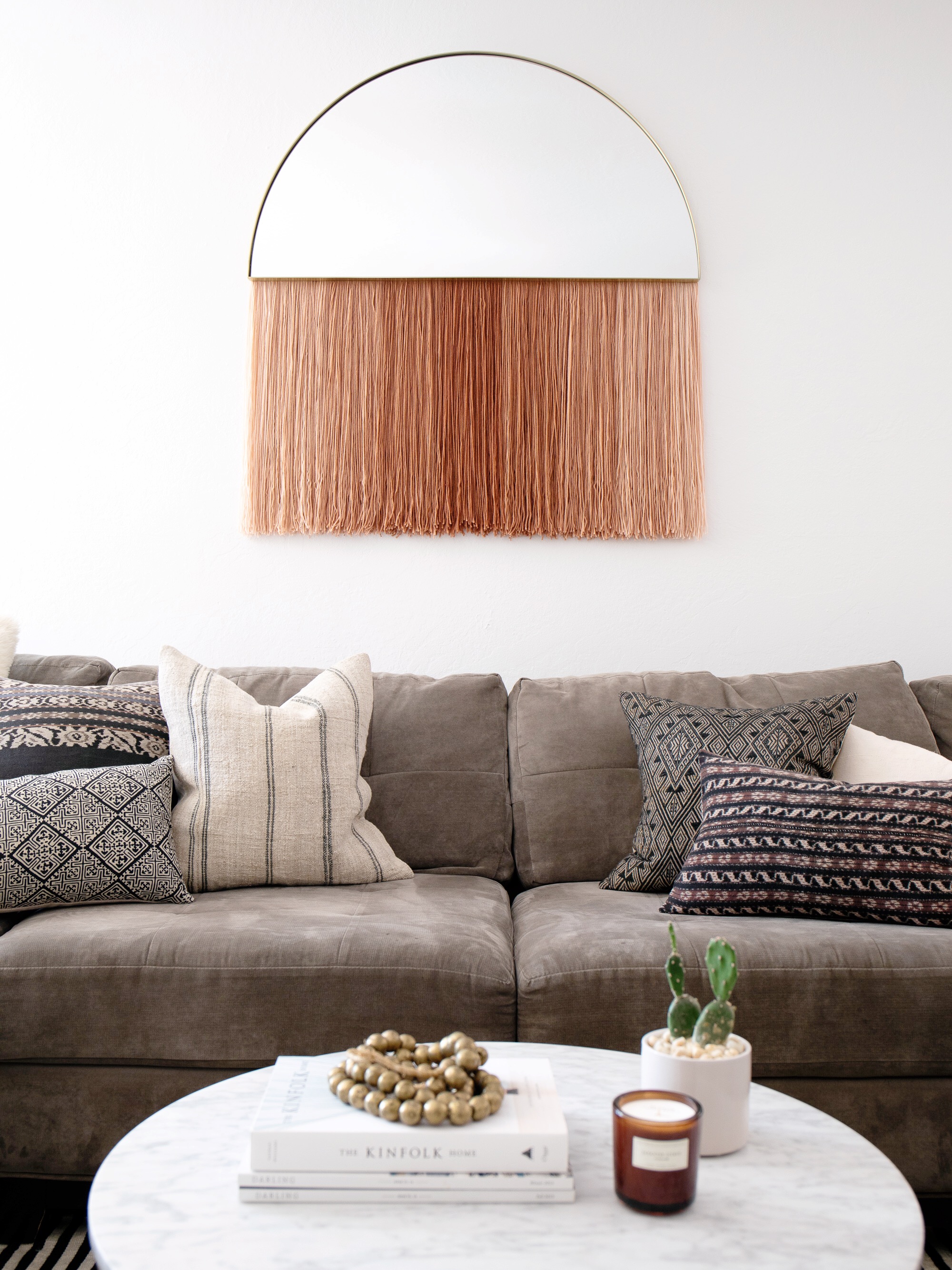 Mirror Fringe Wall Hanging